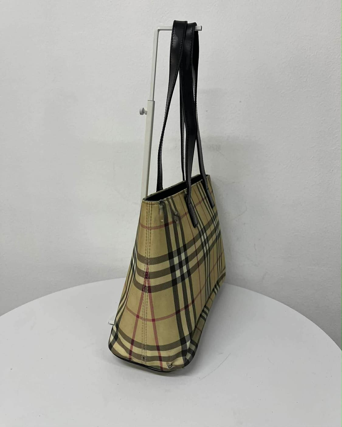버버리 노바체크 빈티지 쇼퍼백 숄더 토트백 상품이미지3