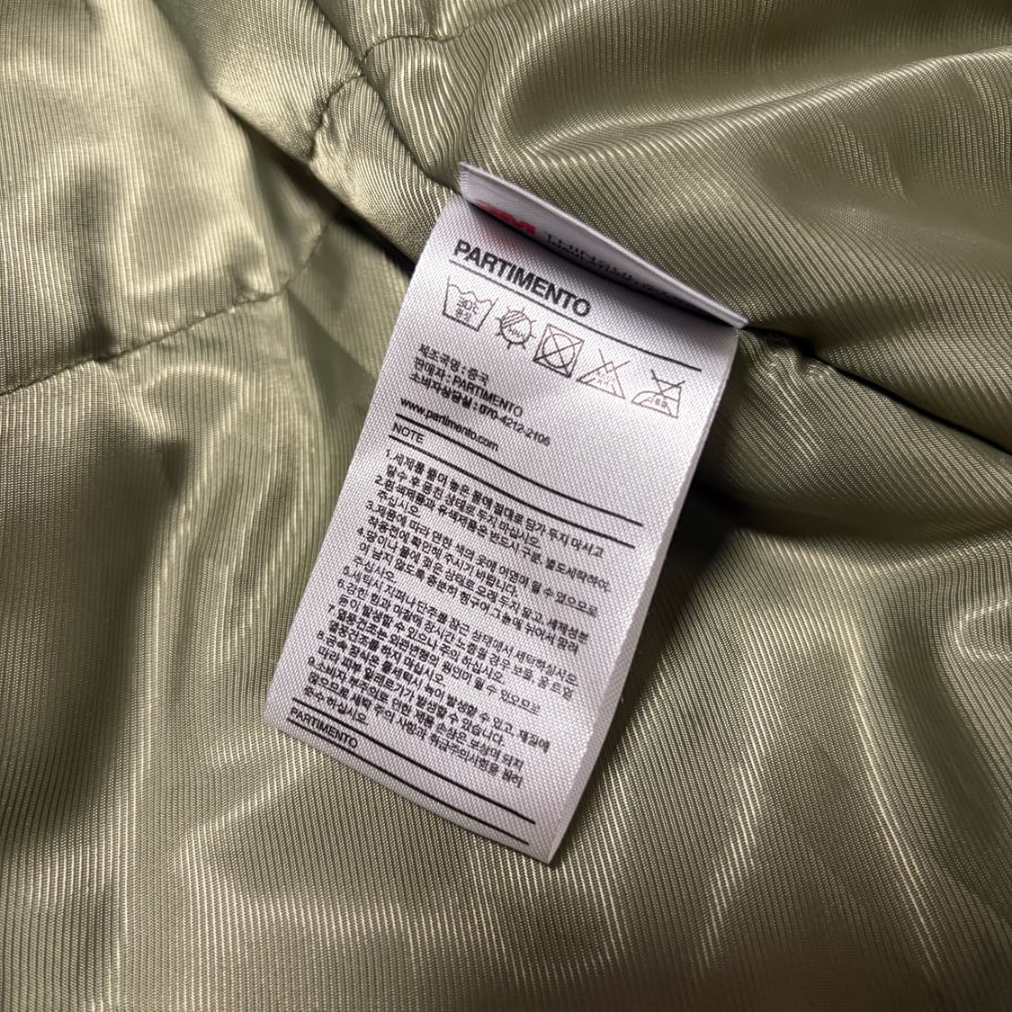 파르티멘토 M-65 피쉬테일 카키 카파 상품이미지5