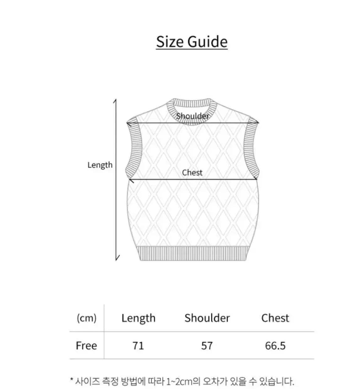 Etce ARGYLE CASHMERE KNIT VEST (IVORY) 상품이미지3