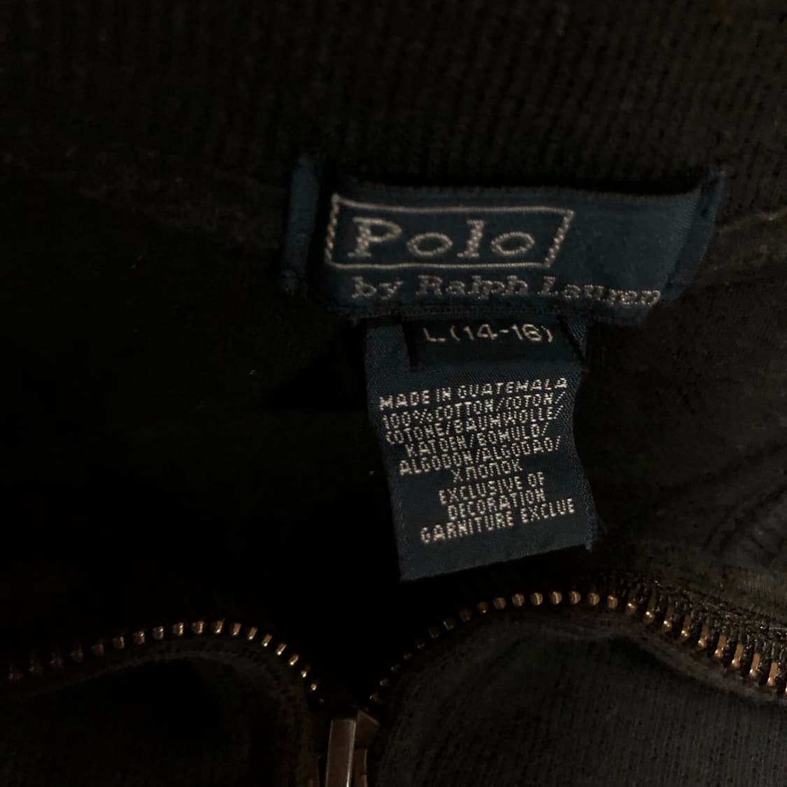 폴로 랄프로렌 반집업 니트 남여공용 상품이미지4