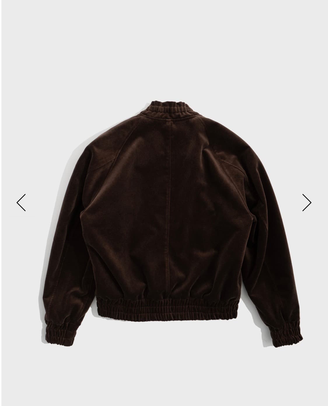 글린파크 Bomber Jacket Velvet Brown (L) 상품이미지3