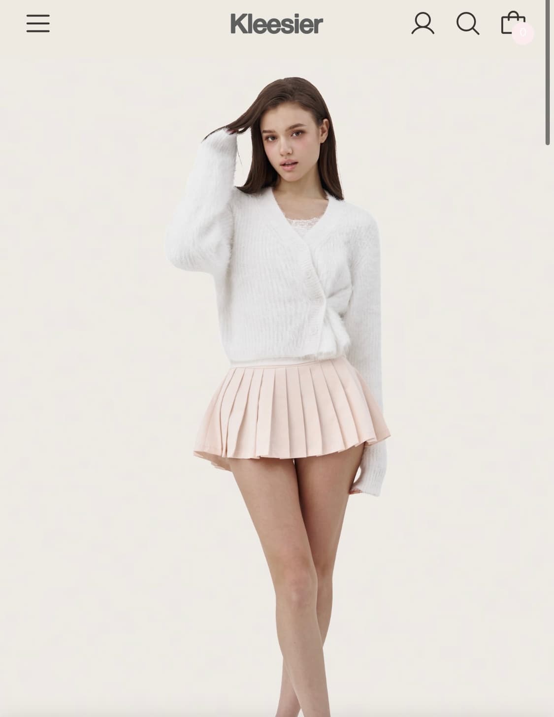 클리시어 Classic sugarplum 클래식 가디건 상품이미지1