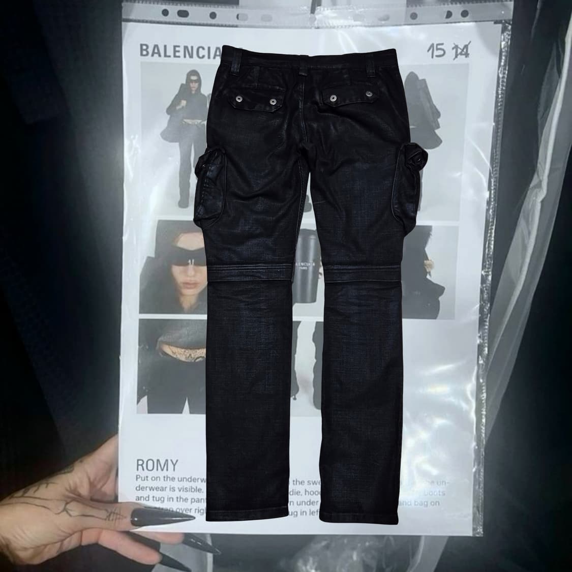 Vintage 05 Black utility Cargo pants 상품이미지2