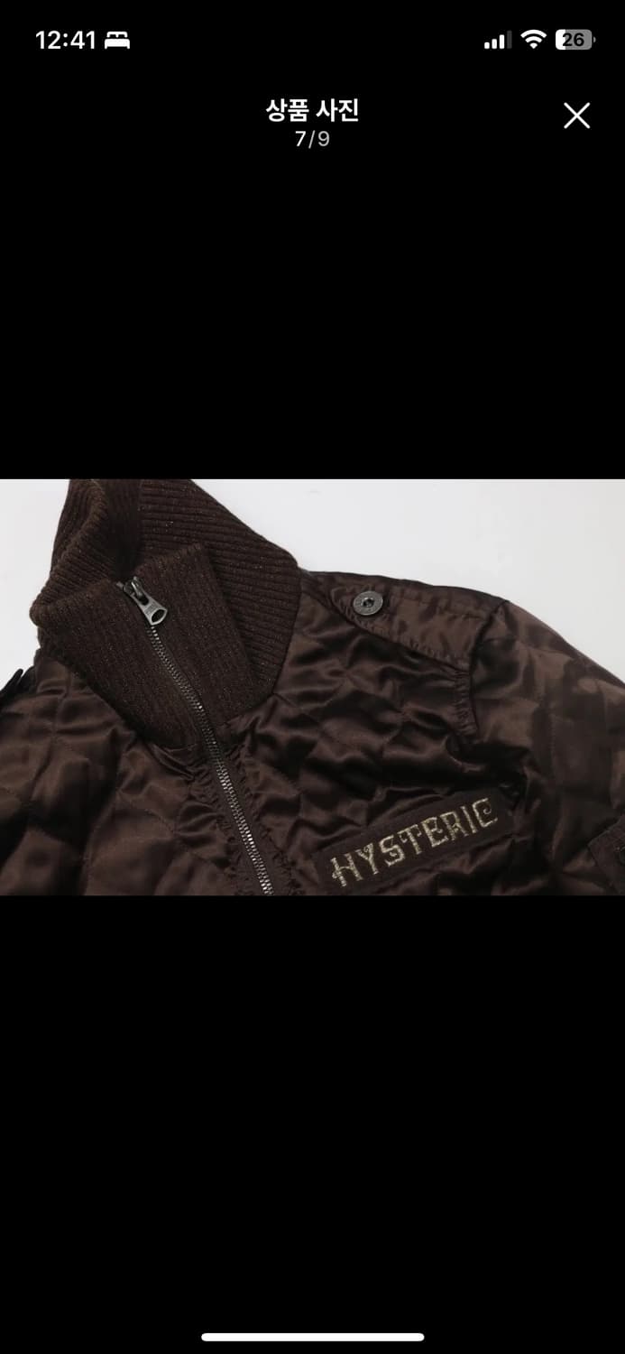 히스테릭 글래머 퀼팅자켓 상품이미지7