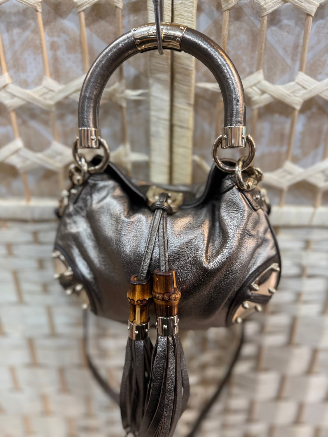 정품 구찌 뱀부 인디 2way백 팝니다 상품이미지2