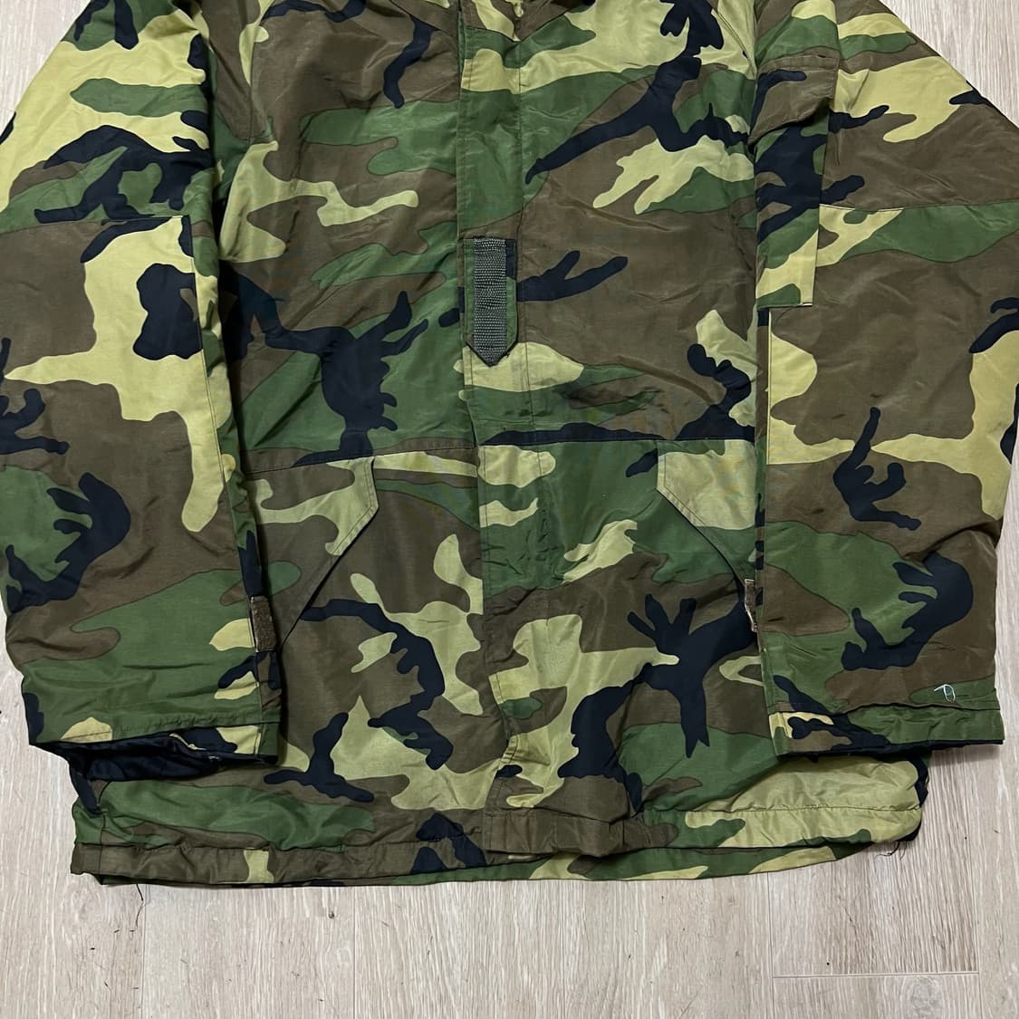 미군 밀리터리 우드랜드 전투복 바람막이 점퍼 XL/105 상품이미지3