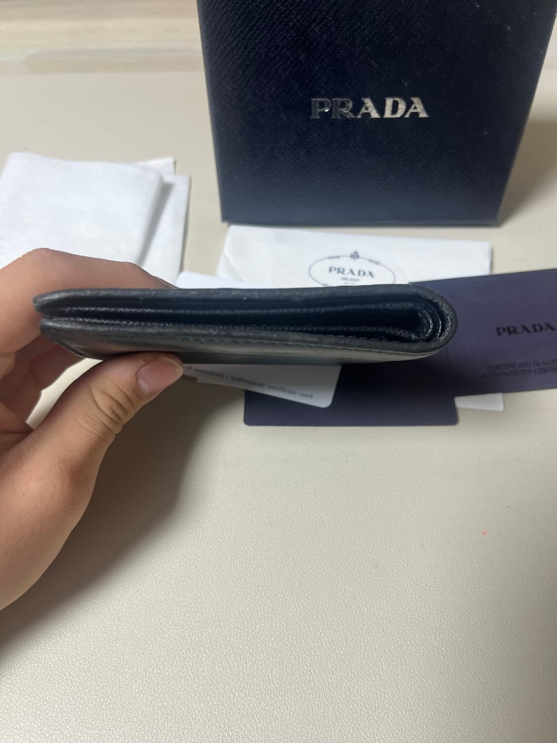 프라다 사피아노 반지갑 풀박스 상품이미지7