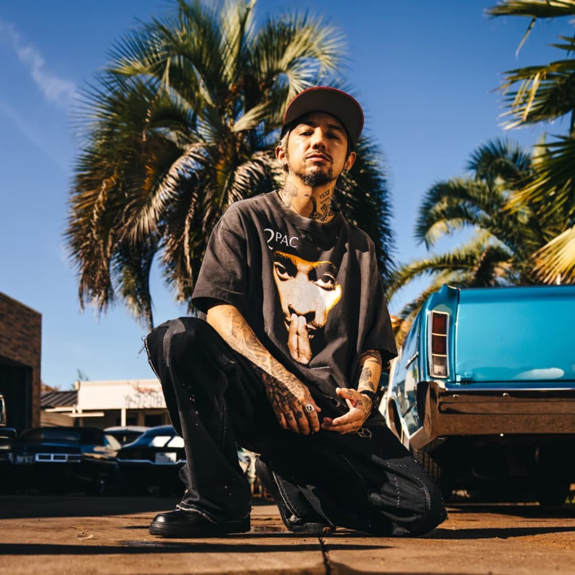 [새상품/2XL] 세인트미카엘 x 투팍 2PAC 반팔 티셔츠 상품이미지3