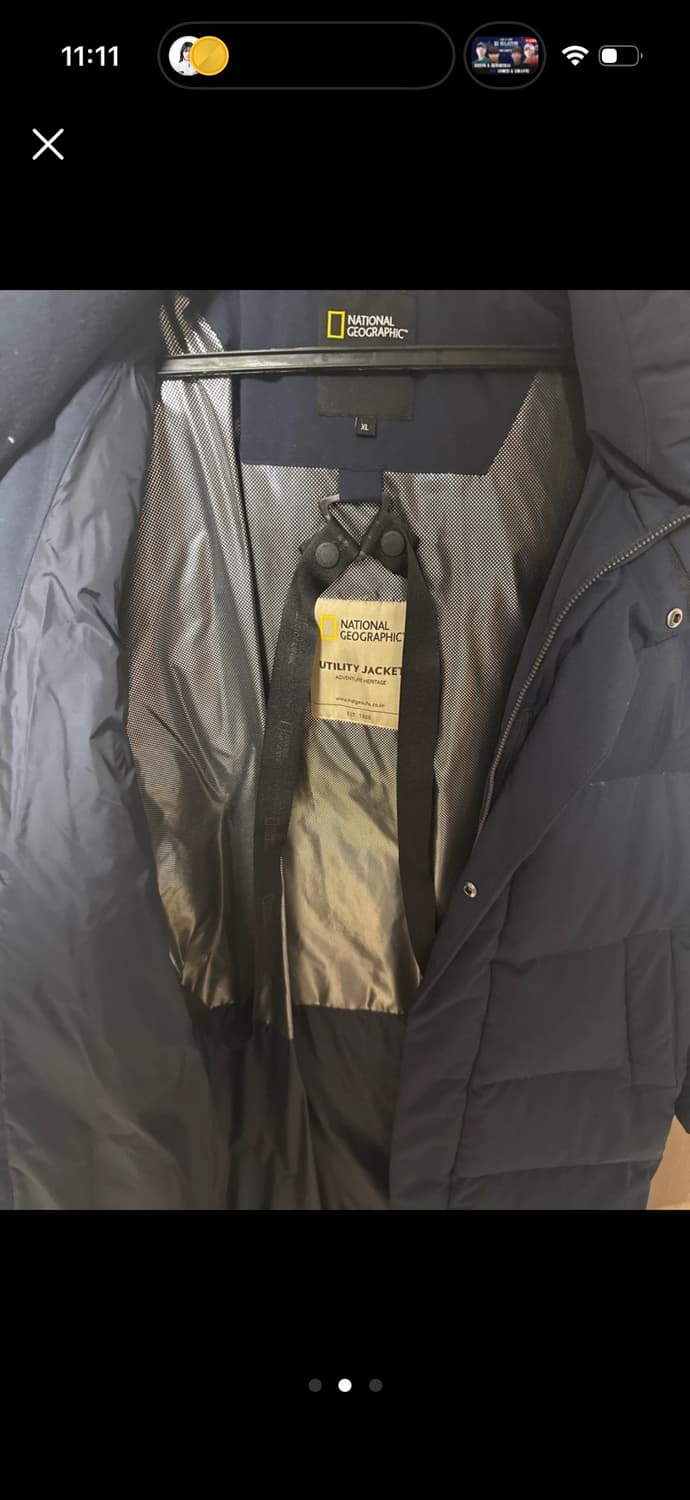 네셔널디오그래픽 롱패딩팝니다 상품이미지2