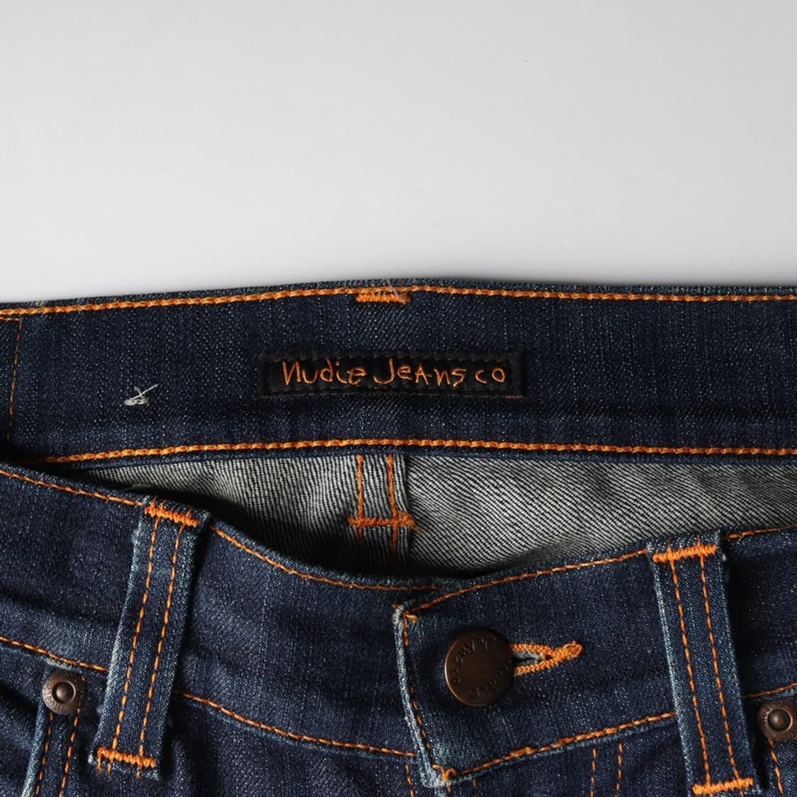 Nudie Jeans Co 인디고 워싱 슬림핏 데님 팬츠 32 상품이미지6