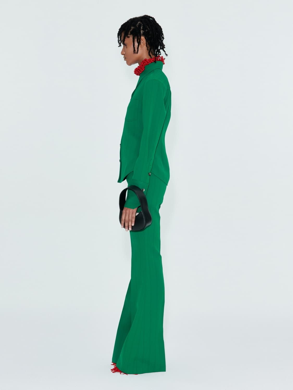 Recto-SUNRISE STRIPE SHIRTS(JADE GREEN) 상품이미지3