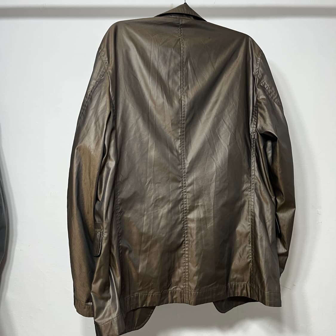 이세이 미야케 3버튼 나일론 재킷 브라운 상품이미지9