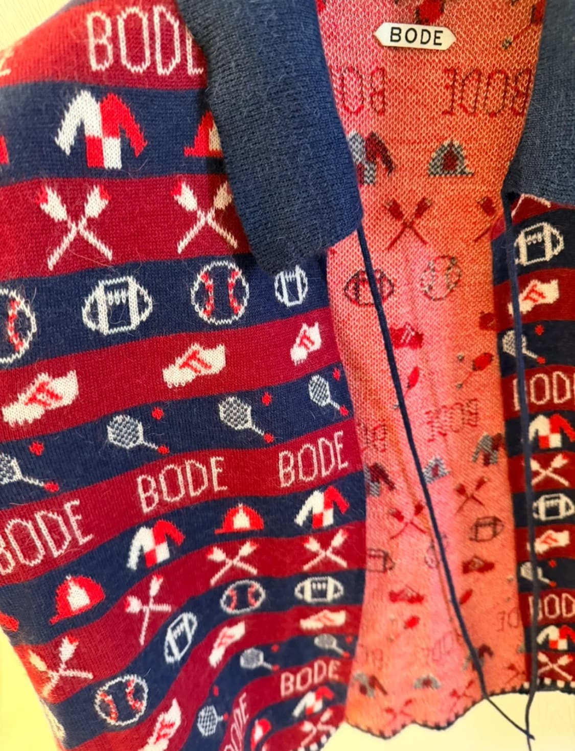 Bode 자카드 알파카 가디건 상품이미지2