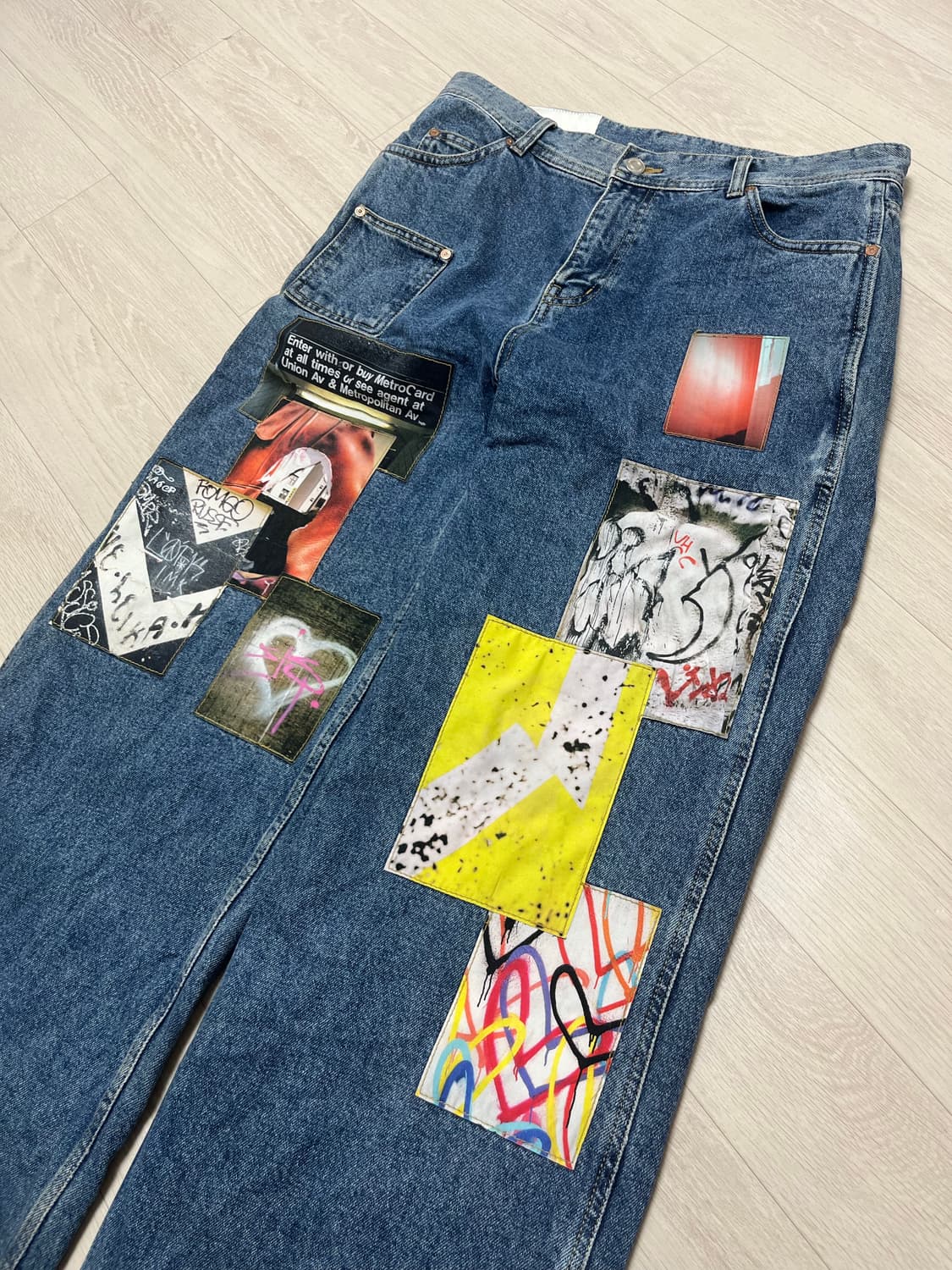 앤더슨벨 Andersson Bell 패치 데님 청바지 팬츠 상품이미지10