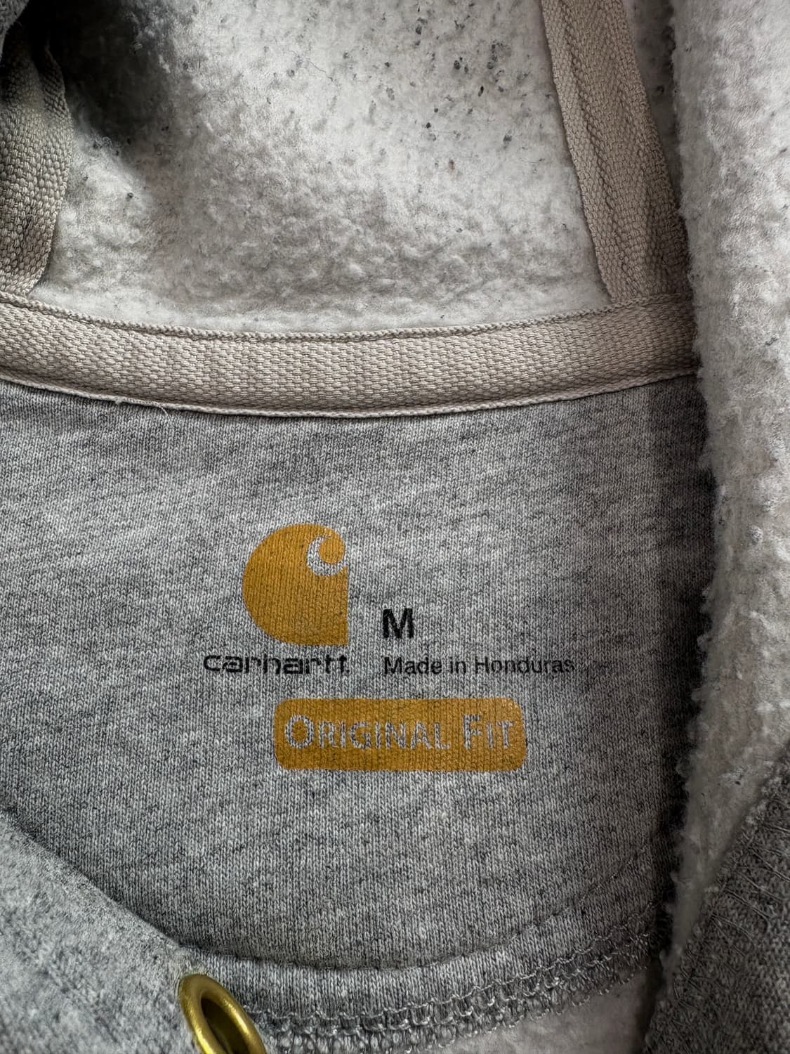 칼하트 사이드 로고 그레이 후디 3923 상품이미지4