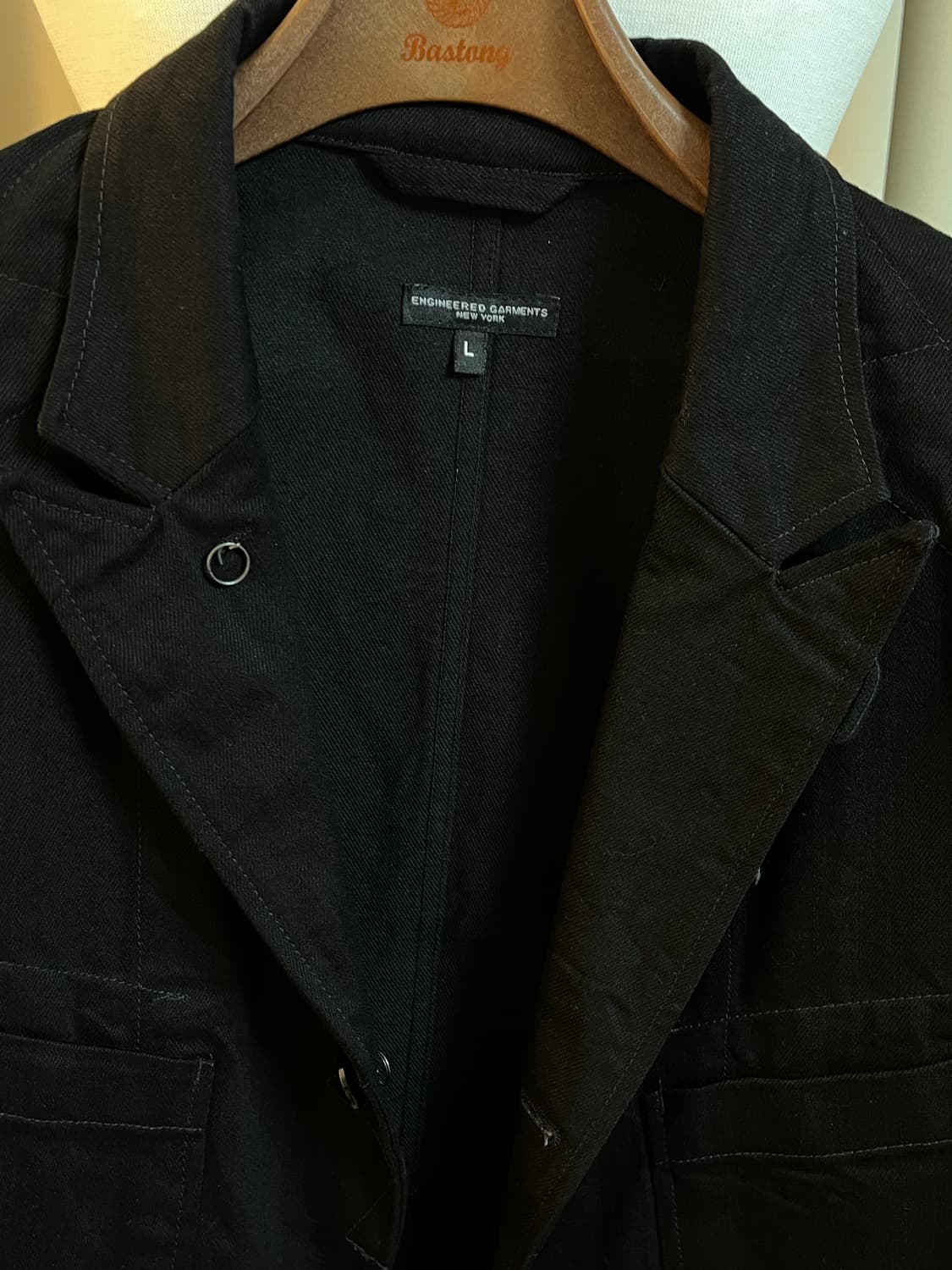 “ENGINEERED GARMENTS” 베드포드 자켓 L  블랙 상품이미지3