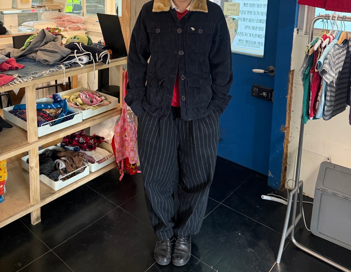 아베크롬비 코듀로이 자켓 M 상품이미지4