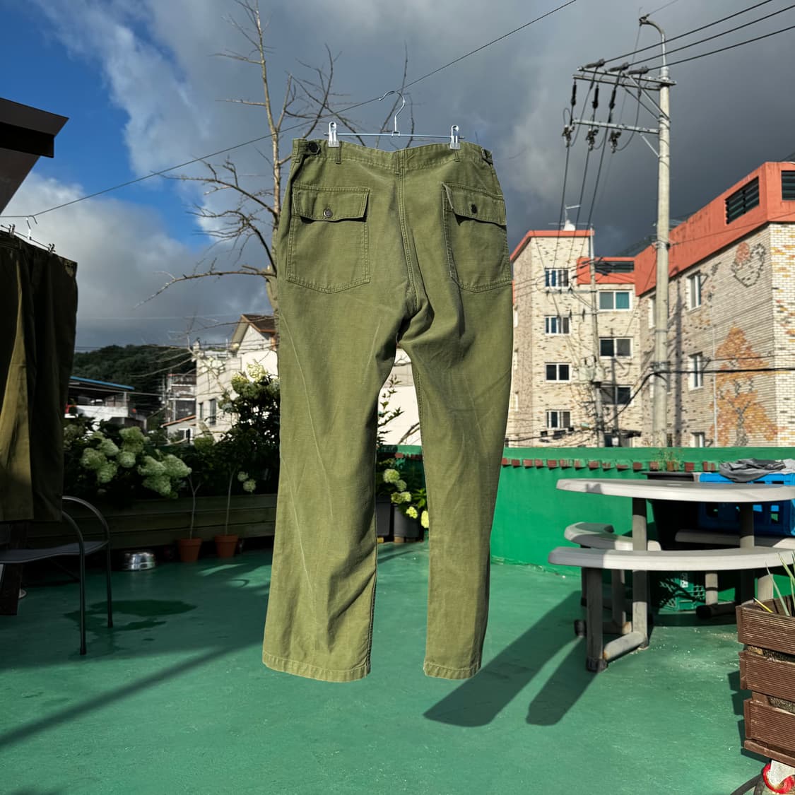 vintage 40s us army m47 퍼티그팬츠 (13성 스타) 상품이미지2