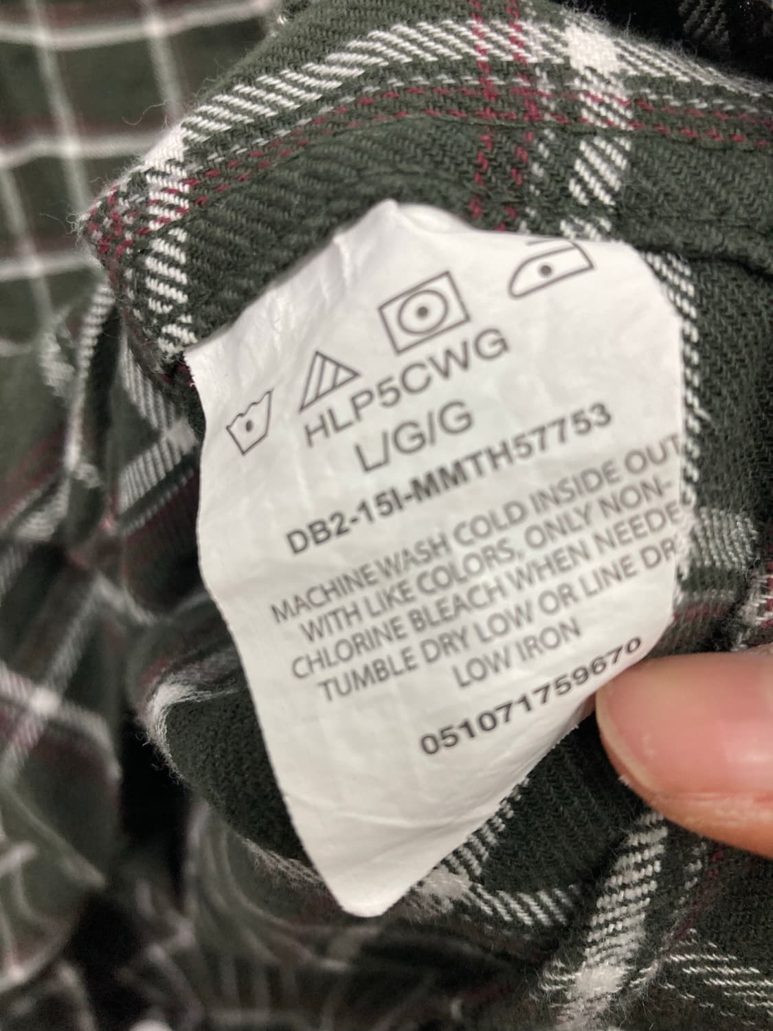 Wrangler 체크남방 상품이미지4