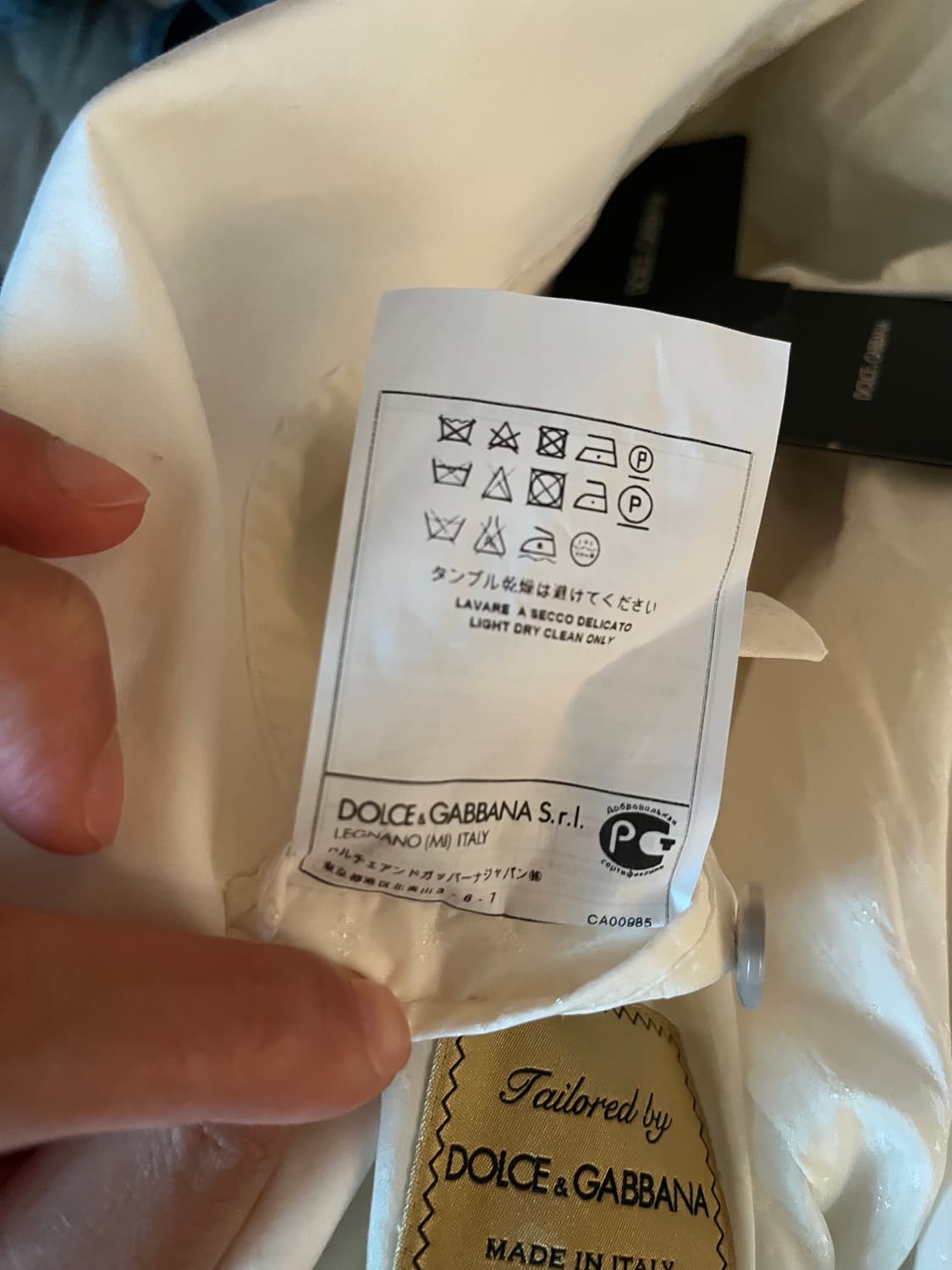 돌체앤가바나 화이트 블레이저 46 상품이미지6