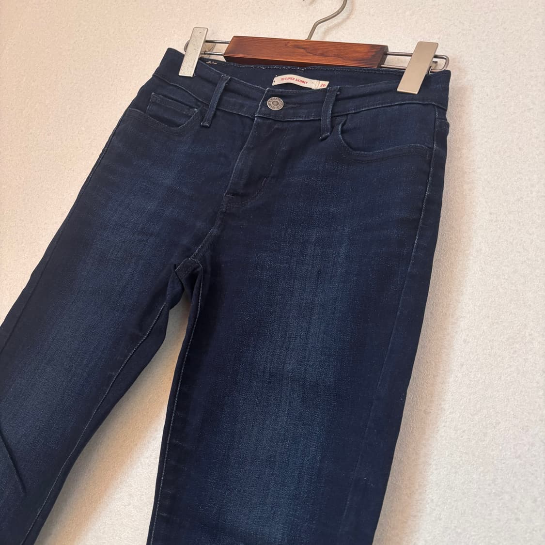 리바이스 710 청바지 슬림 26 슈퍼 스키니 데님 스판 레깅스  상품이미지8
