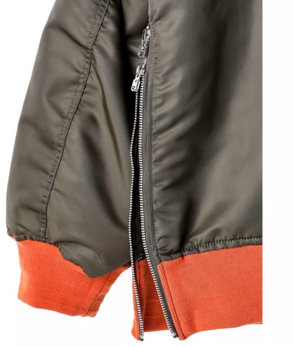 타카히로미야시타 더 솔로이스트 오버사이즈 봄버 MA-1 자켓 올리브 상품이미지4