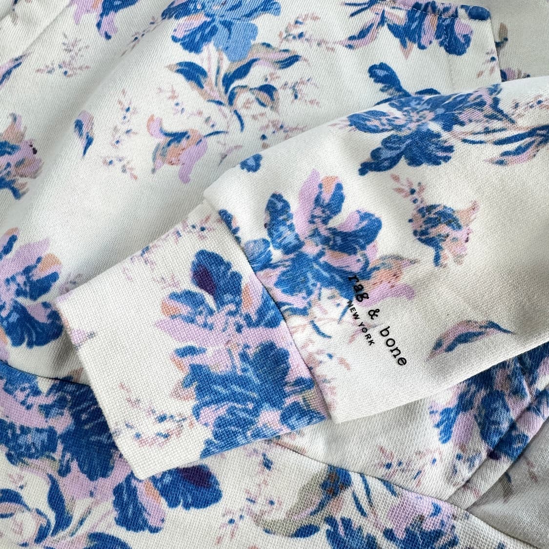 랙앤본 시티 플로럴 프린트 후드 티셔츠 상품이미지4