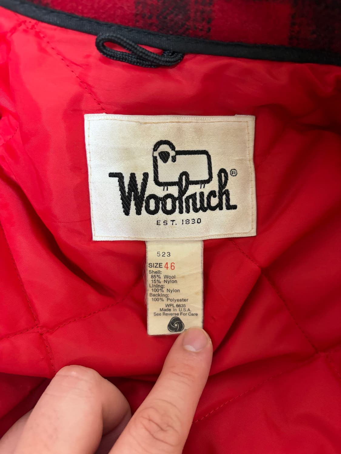 울리치 매키노 헌팅 자켓 46 사이즈 상품이미지5