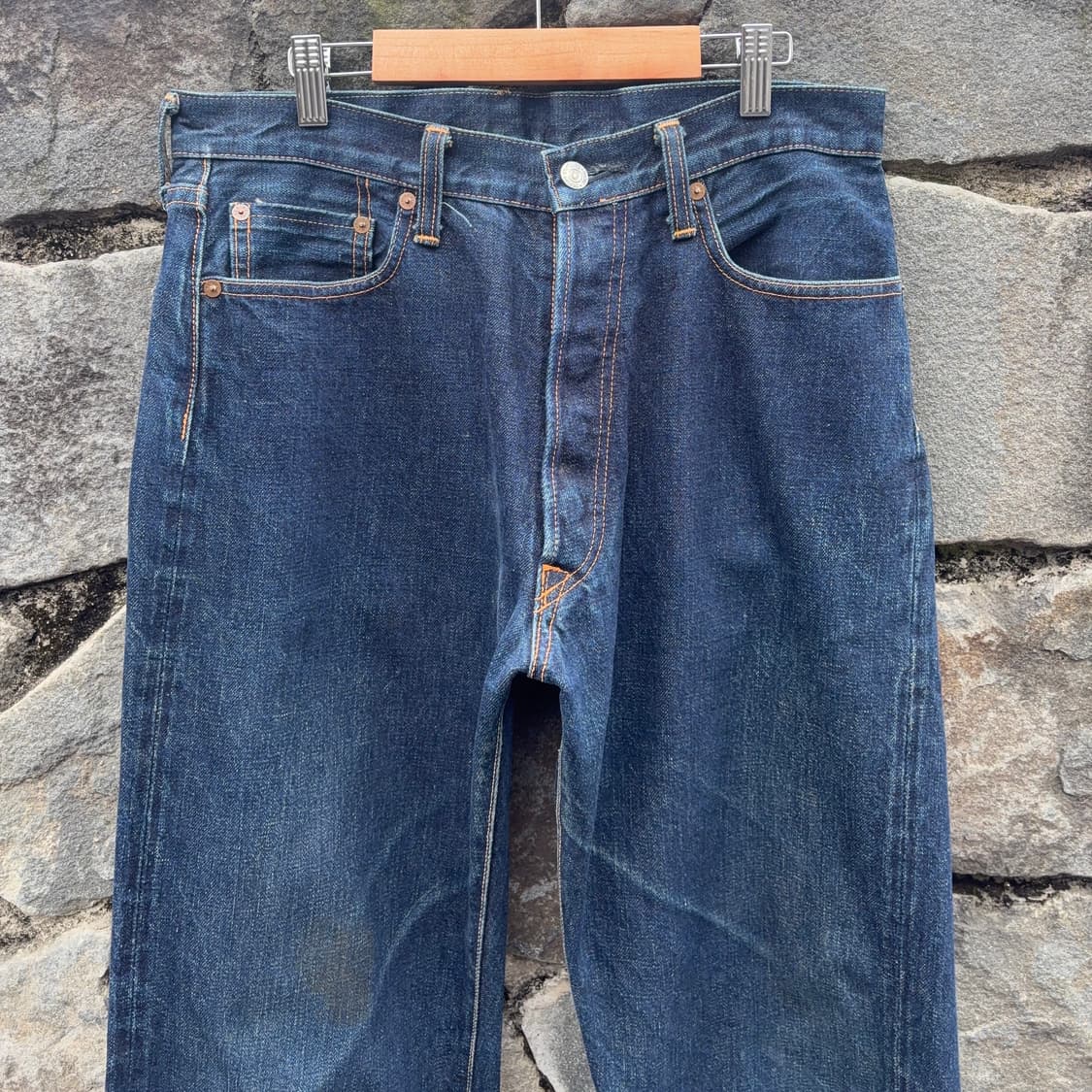 90s 드님 Denime 어센틱 스트레이트 데님 팬츠 상품이미지2