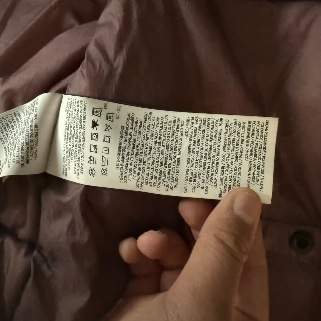 L 19fw 스톤아일랜드 크랭클랩스 패딩 로즈쿼츠 상품이미지7