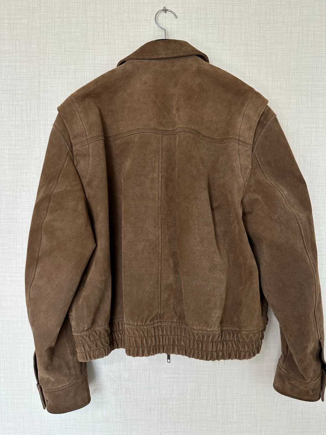 엘무드 토바코 스웨이드 블루종 체스트넛 48 상품이미지3