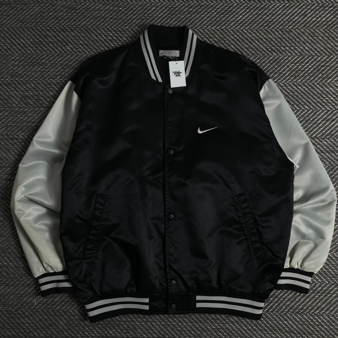 00s 나이키 올드스쿨 박시핏 사틴 자켓o 3548 상품이미지1