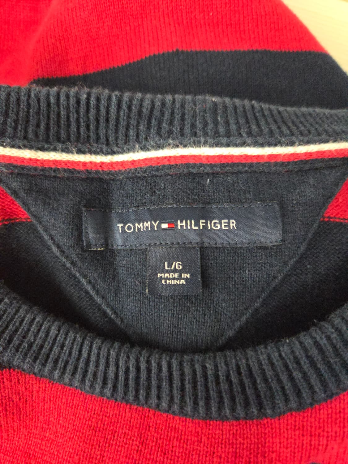 TOMMY HILFIGER 타미힐피거 스트라이프 코튼 니트 상품이미지7