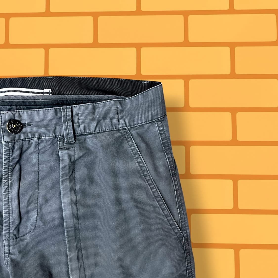 스톤아일랜드 Type SL 그레이 코튼 팬츠 (34) 상품이미지4