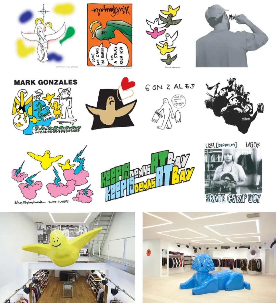 MARK GONZALES 마크 곤잘레스 박스로고 후드 상품이미지2