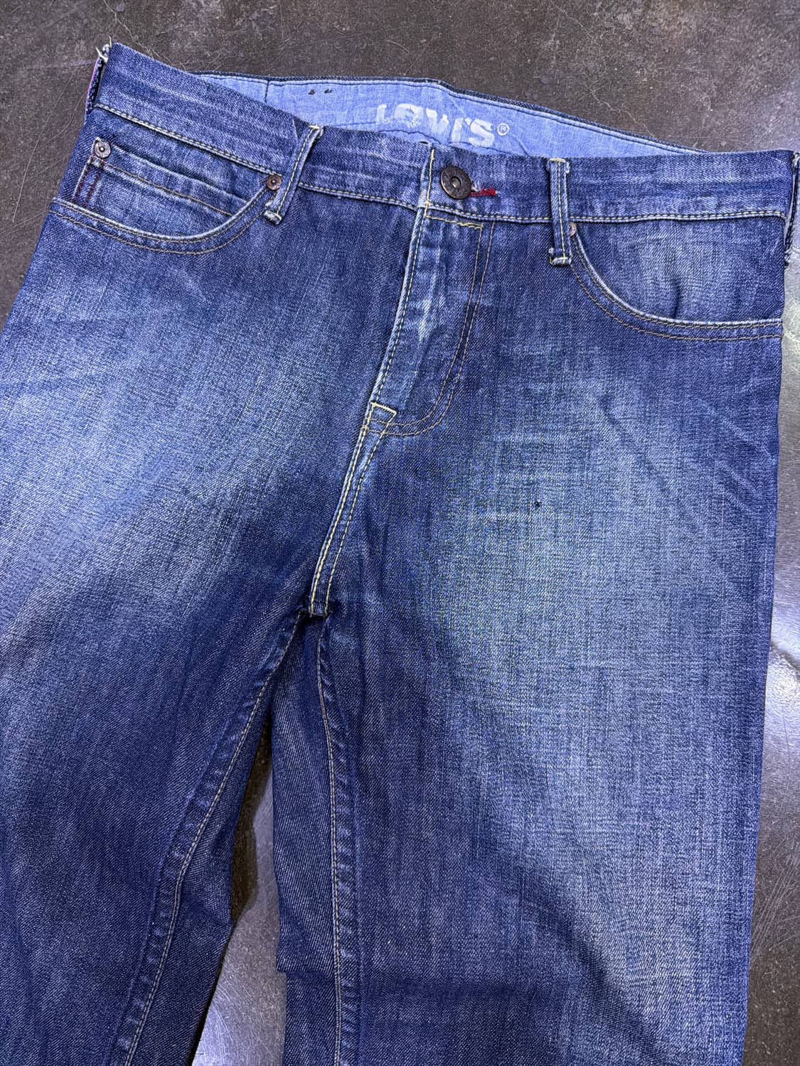 리바이스 빈티지 인디고 워싱 스트레이트핏 데님팬츠 32 상품이미지3