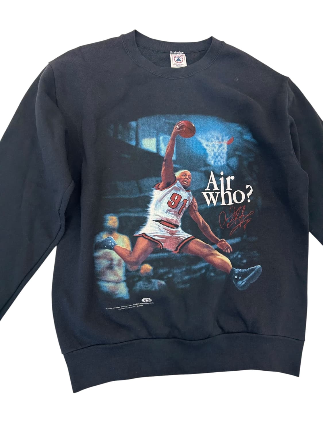 1997 데니스 로드먼 air who 맨투맨 상품이미지3