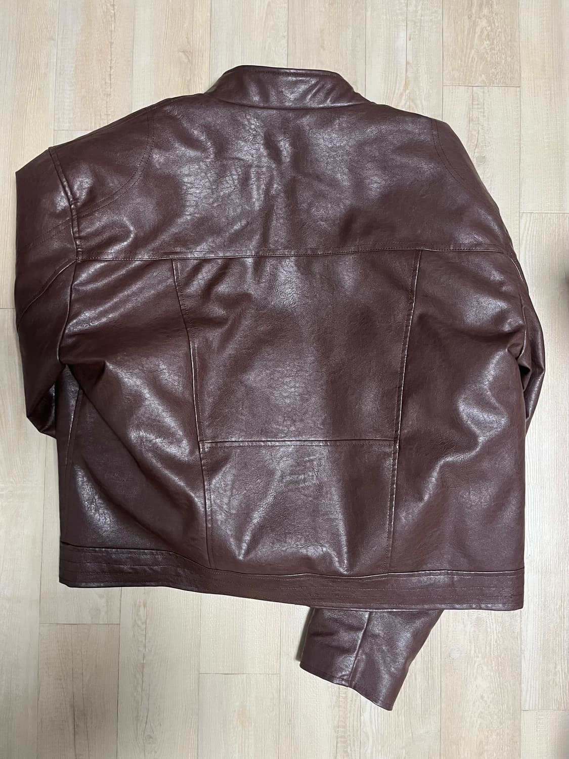 이지노이지 크롭 레더자켓 상품이미지3