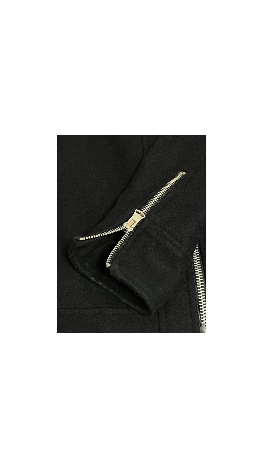 Diagonal Black Jacket 상품이미지3