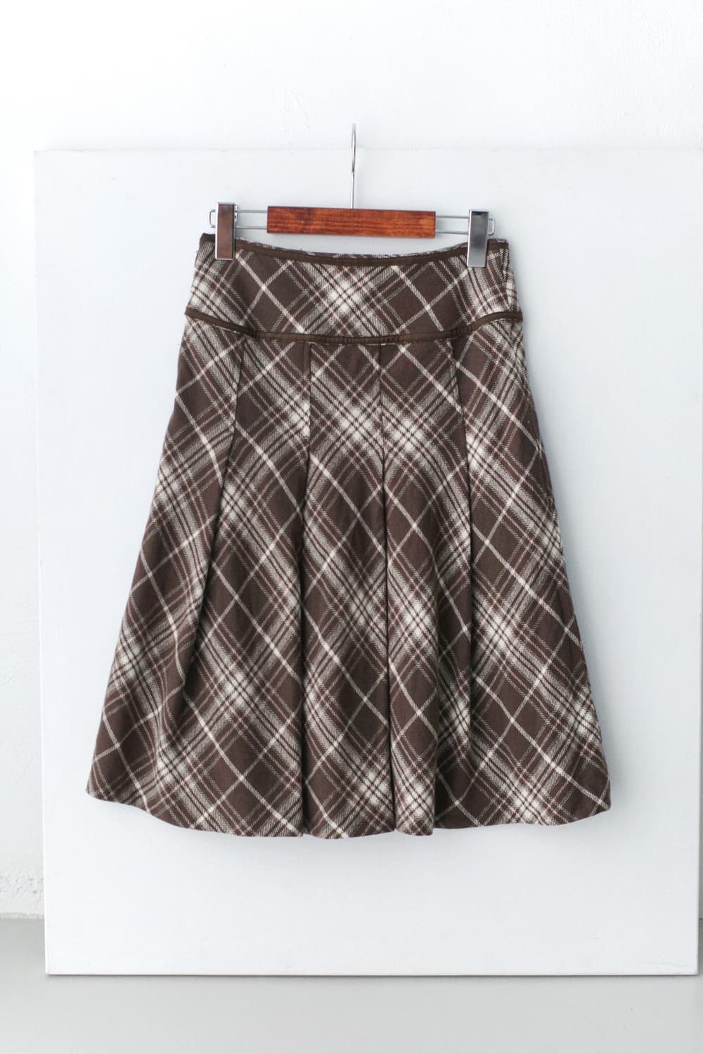 check pleats skirt  상품이미지1