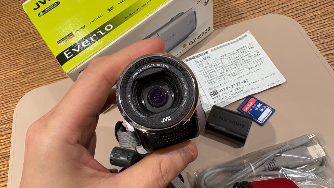 JVC 신품급 카리나 빈티지 캠코더 (GZ-E220) 상품이미지5