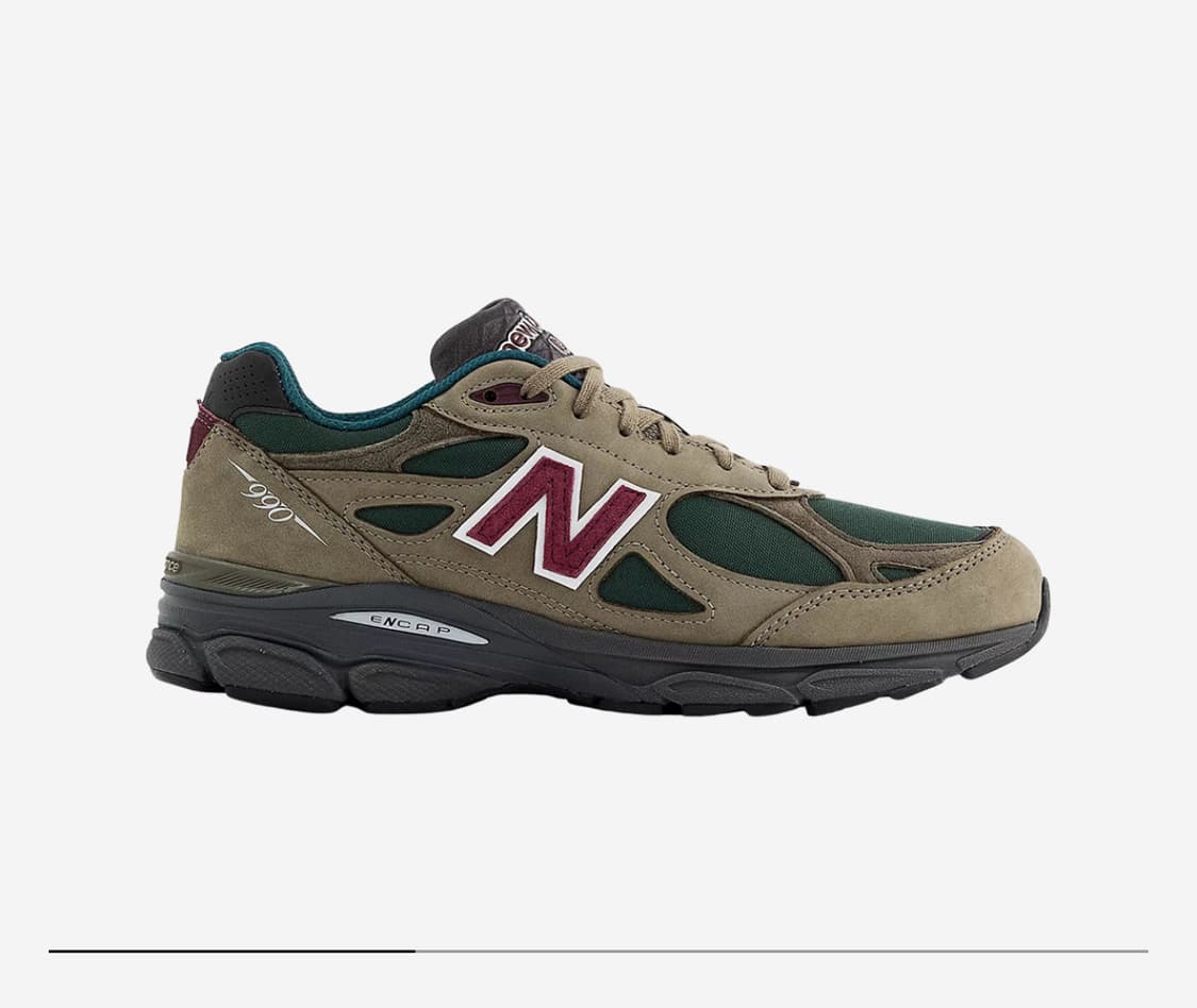 뉴발란스 990v3 메이드 인 USA 그린 퍼플 상품이미지2