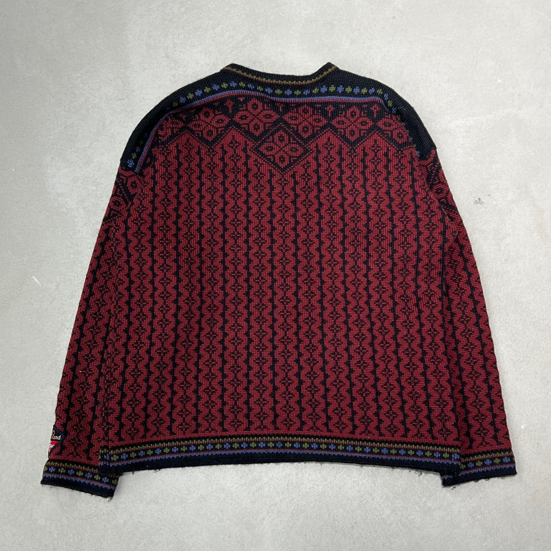 노르웨이 패턴 헨리넥 니트 s08857 상품이미지2