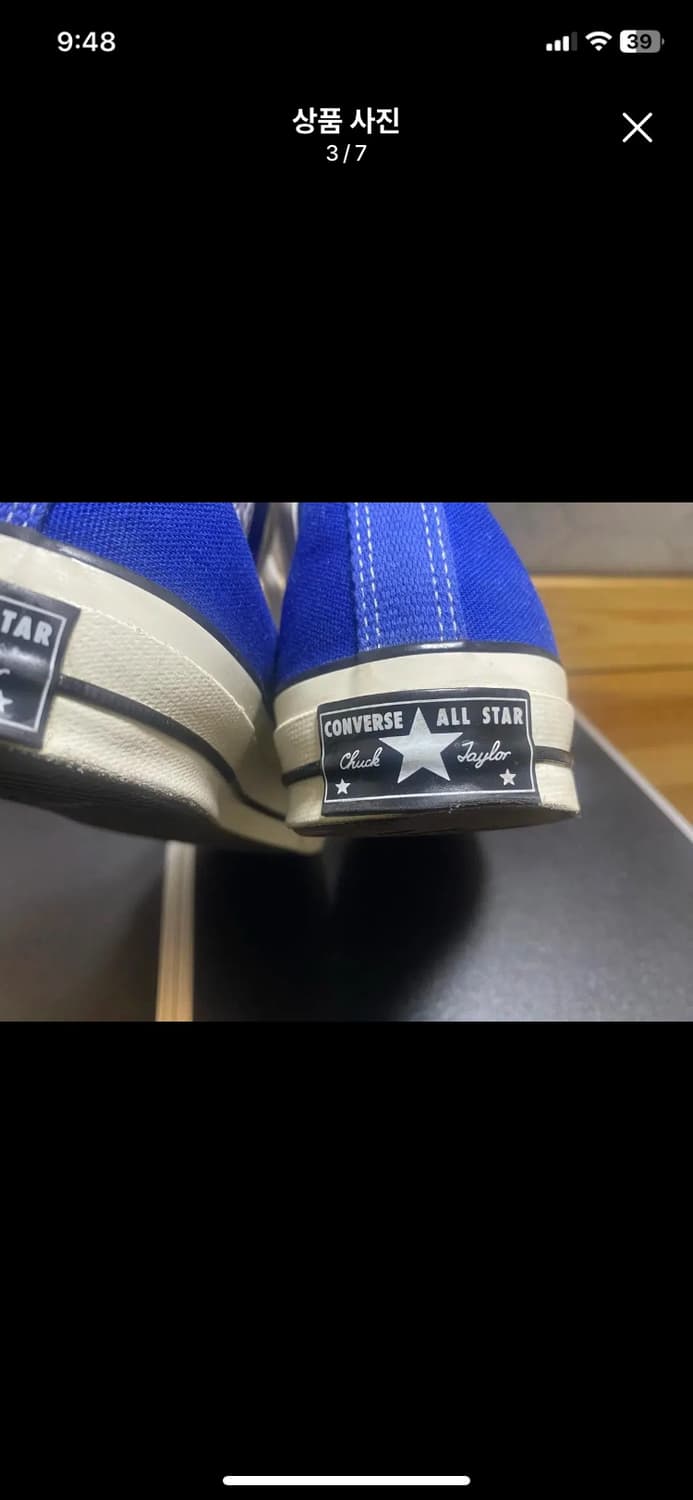 [CONVERSE] 컨버스 척테일러 70s 하이 240사이즈 상품이미지3