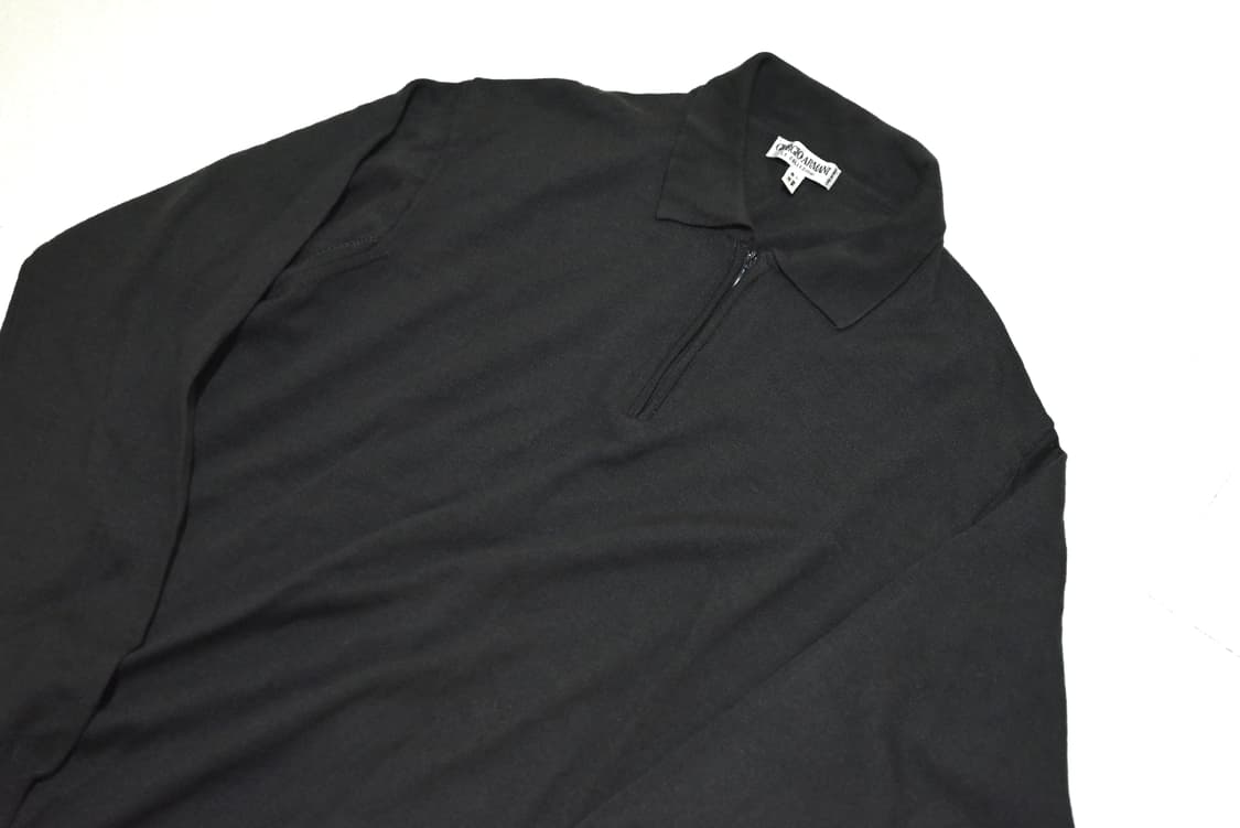 Giorgio Armani 90s silk cashmere zip  상품이미지3