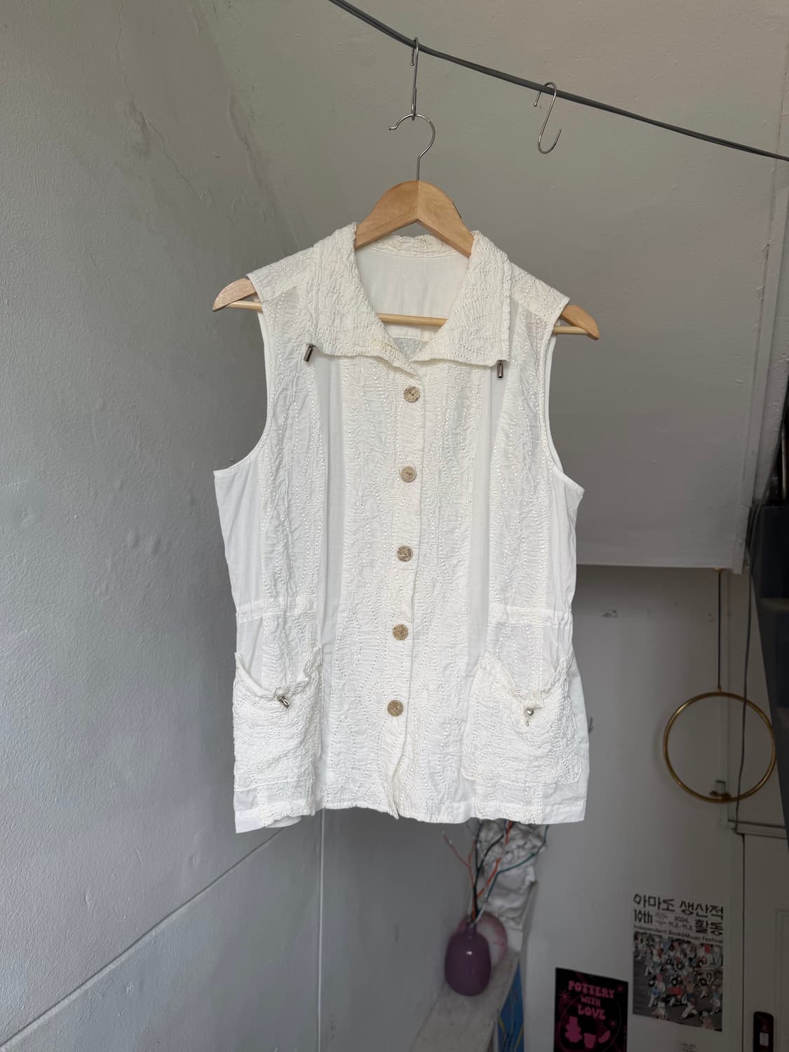 에스닉 레이스 레이어드 베스트 상품이미지1