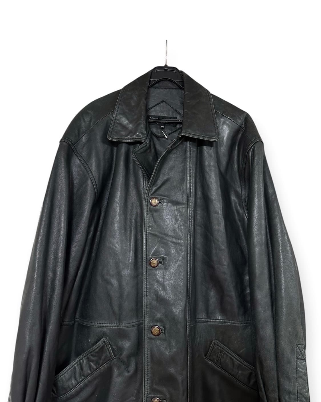 YSL 입생로랑 블랙 양가죽 자켓 상품이미지2