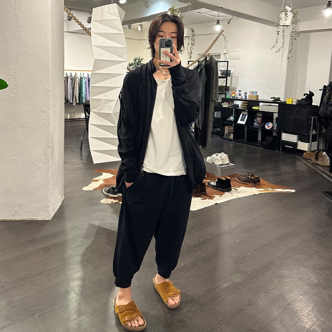 요지야마모토 버튼 디테일 조거팬츠 상품이미지4