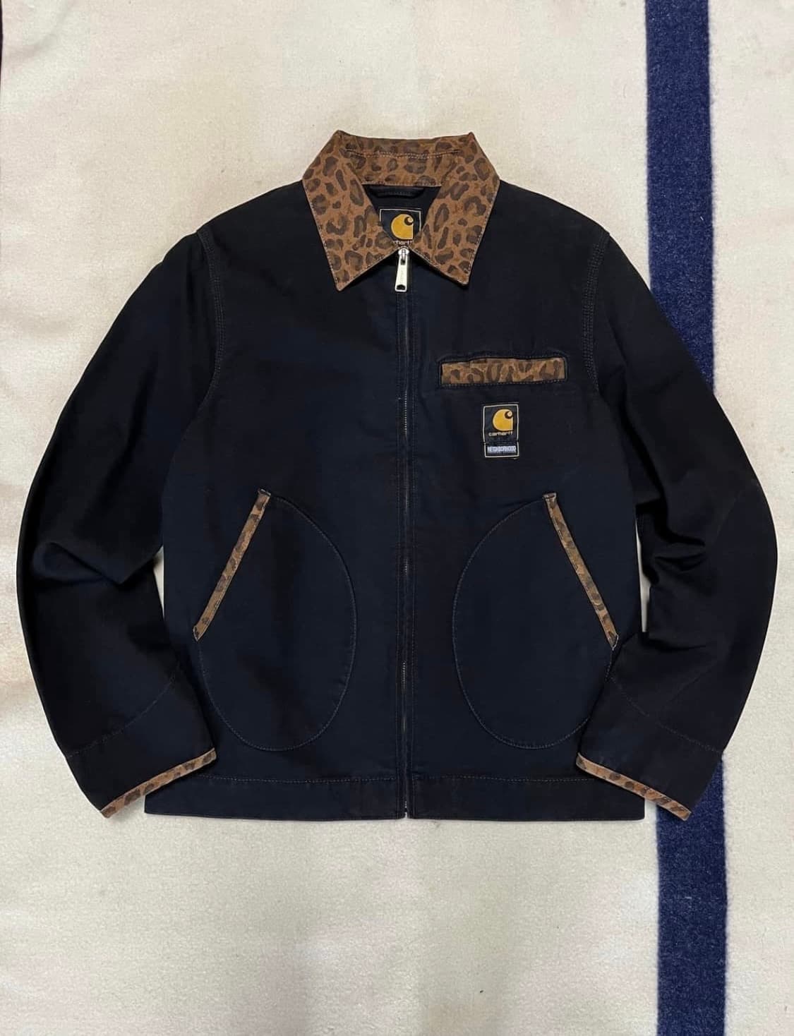 네이버후드x칼하트 wip 디트로이드자켓 블랙 상품이미지1