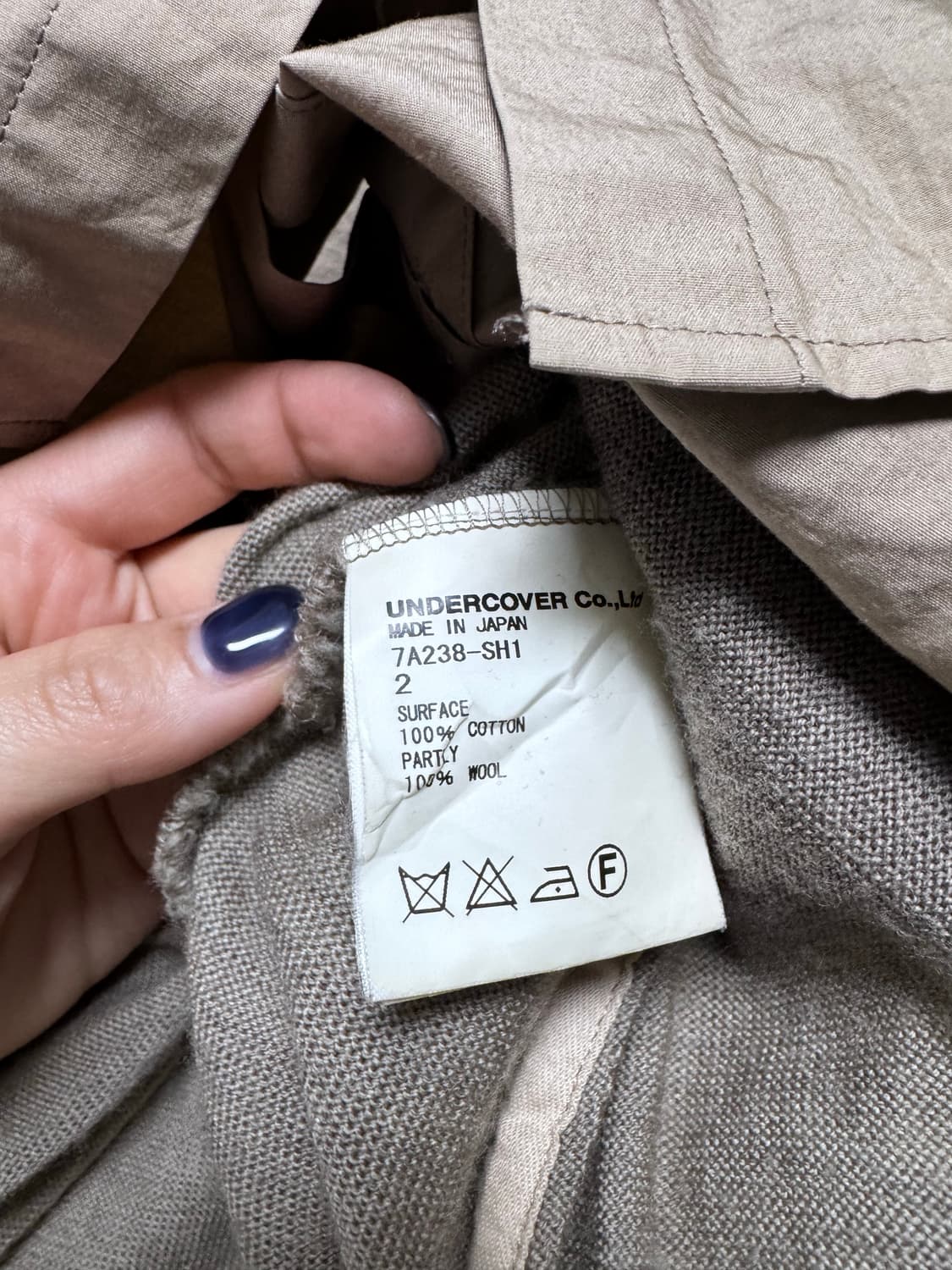 언더커버 도킹 셔츠가디건 상품이미지4